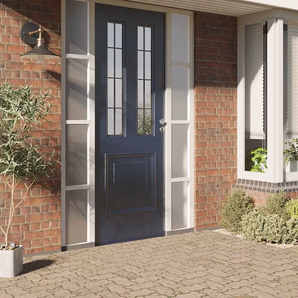 vidaXL Pellicola Statica Smerigliata Grigio 45x1000 cm PVC
