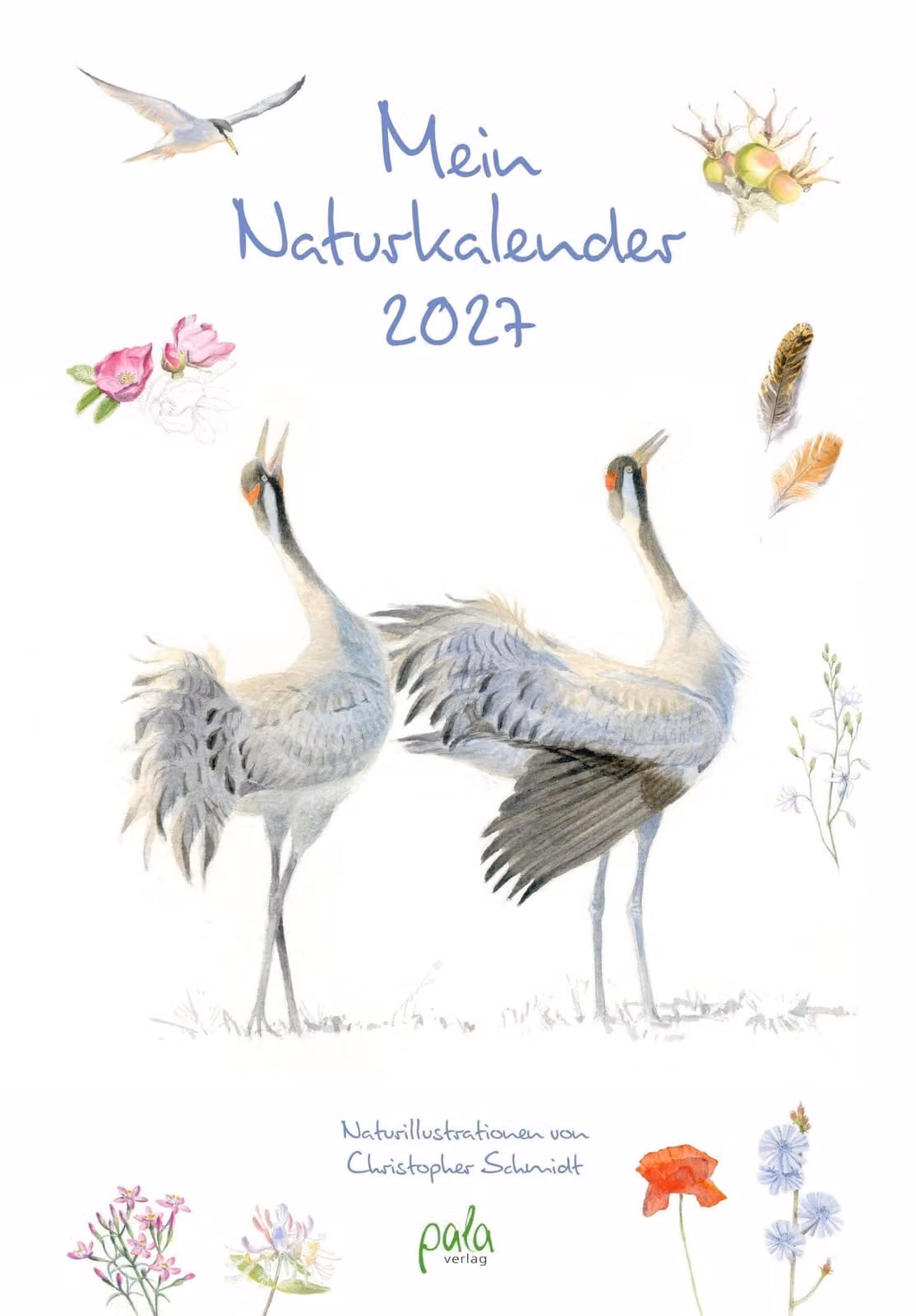 Calendario naturalistico 2027 - Illustrazioni di Christopher Schmidt