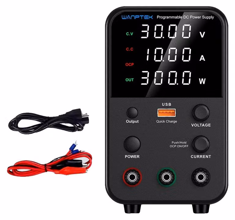 Alimentatore CC, tensione regolabile, indicatore LED, WPS3010H