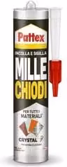 Pattex Adesivo Millechiodi Crystal Trasparente 290 g