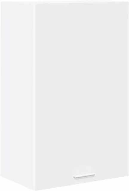 Mobiletto a parete moderno con ampio spazio contenitivo 50 x 31 x 80 cm legno composito bianco 02_0053305
