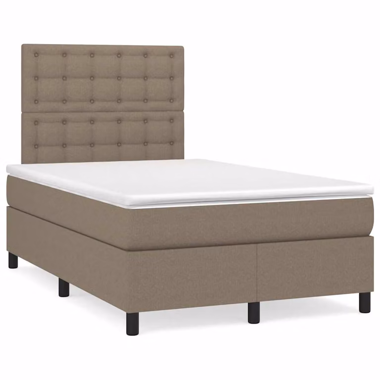 Letto Ibrido con Materasso e Illuminazione LED vidaXL in Tessuto con Porte USB L/P/H: 120 x 200 cm