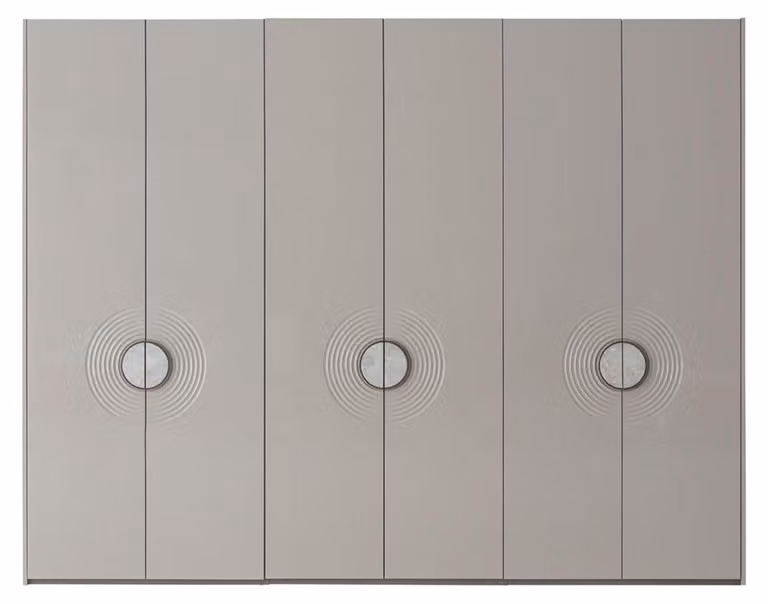 Armadio moderno beige, elegante, per camera da letto