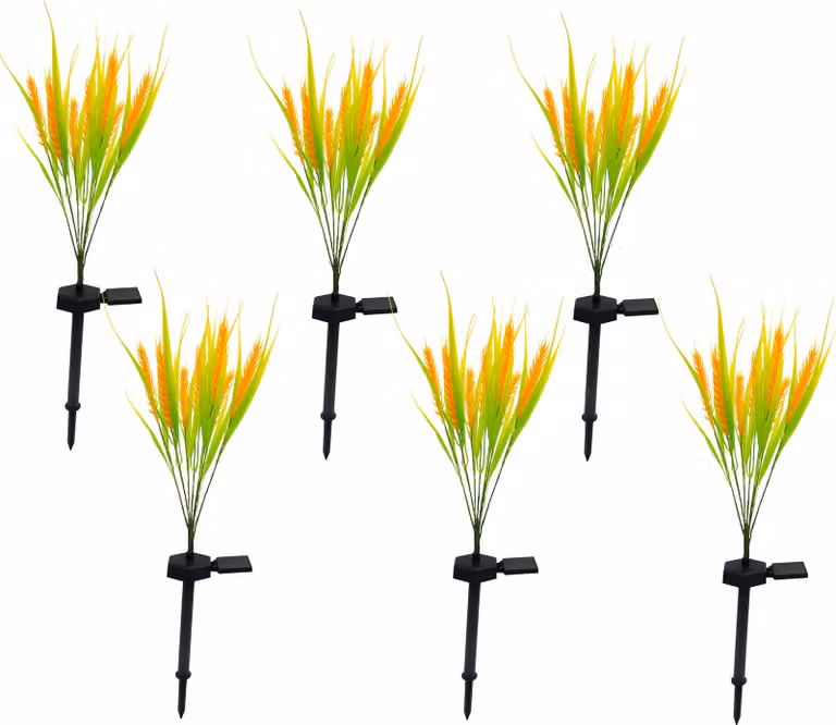 Set con 6 lampade solari per piante FERNY h58cm