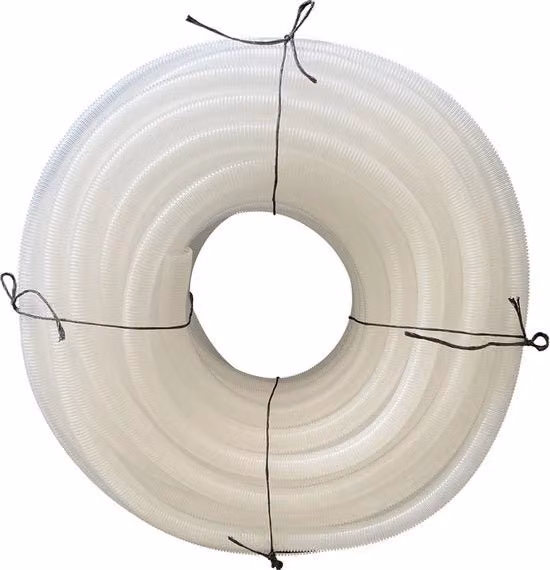 Cavo a nastro in plastica Conex con righe, grigio, trasparente e bianco, Lunghezza: 50 m