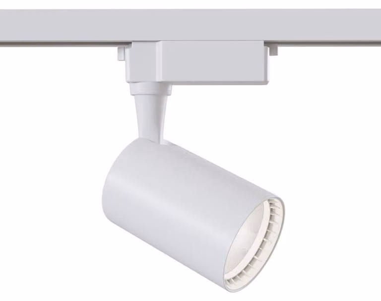 Faretto Per Binario Vuoro In Metallo Bianco 1 Luce Naturale