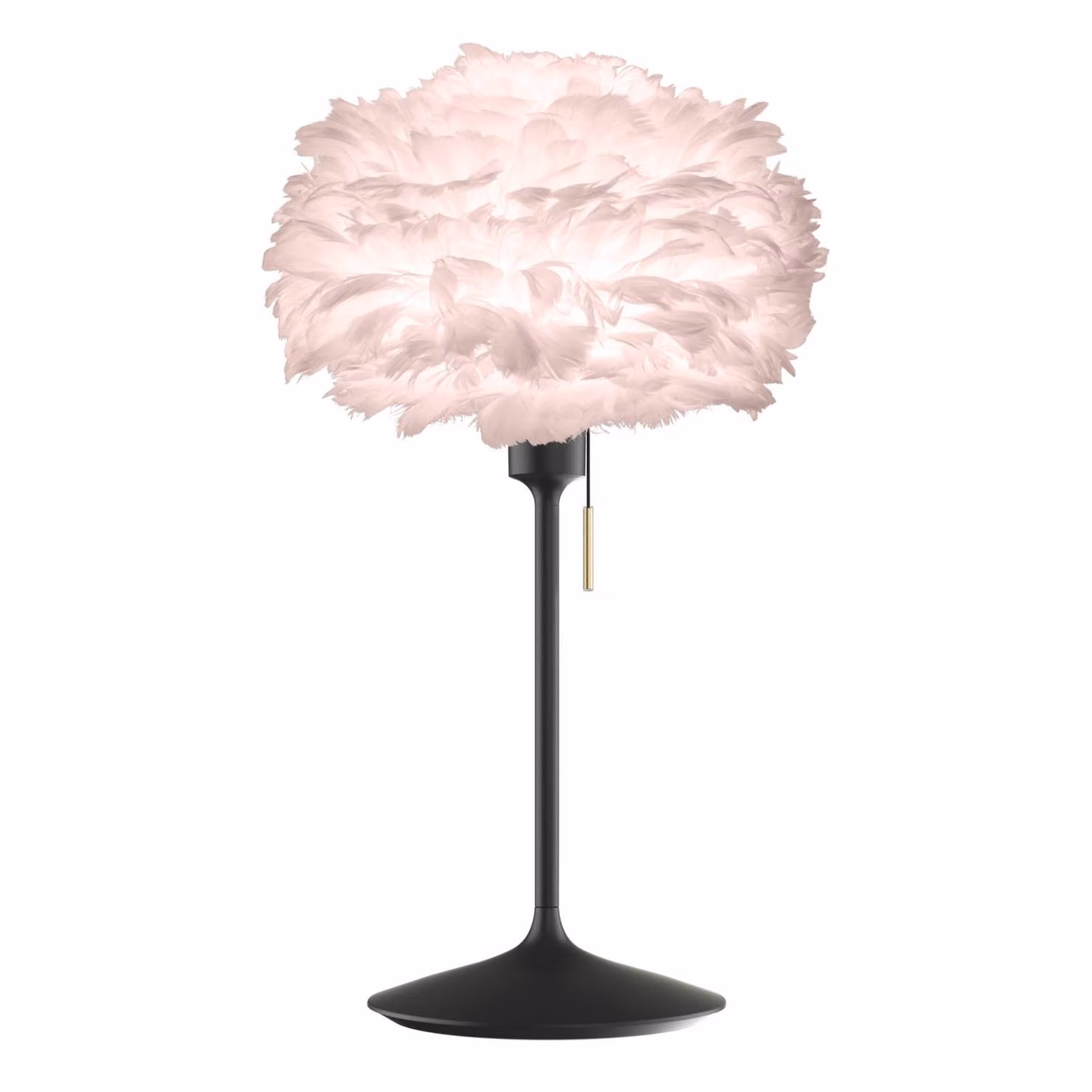 UMAGE Lampada da tavolo di design Eos mini, Nero, Soggiorno / Sala da pranzo, Alluminio, Design, Lampada da tavolo