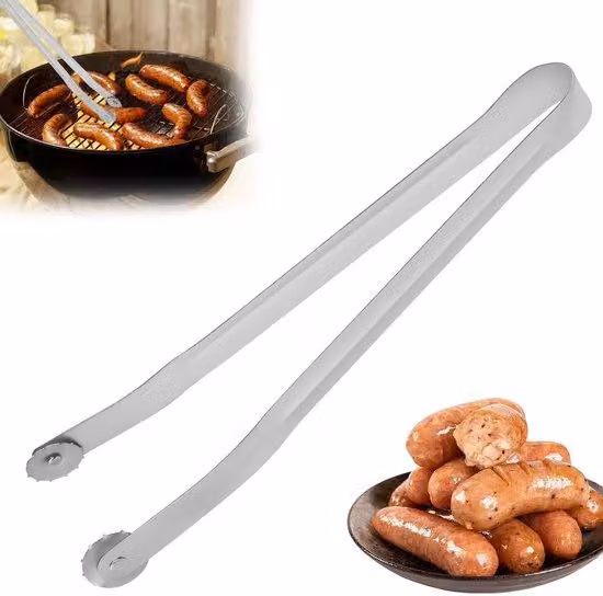Pinze da cucina in acciaio inossidabile - Design esclusivo - Facili da maneggiare - Per grigliare - Resistenti all'acqua - Acciaio inossidabile