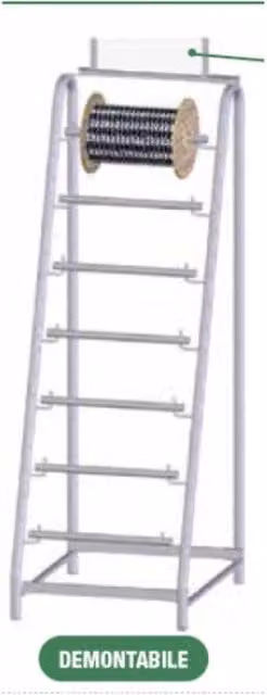 Espositore Vuoto per Fune TECNOKIT Bianco
