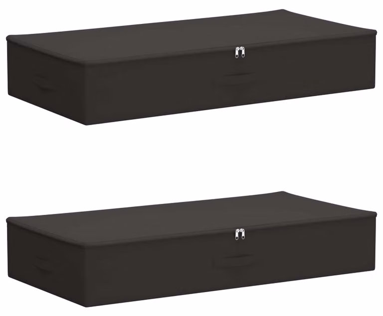 Scatola di Stoccaggio 2 pcs Antracite 100 x 50 x 18 cm