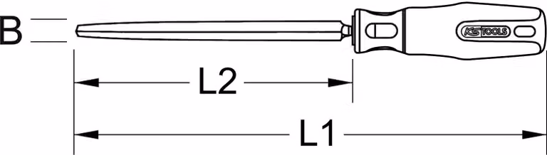 KS Tools 1503265 150.3265 Triangular groover