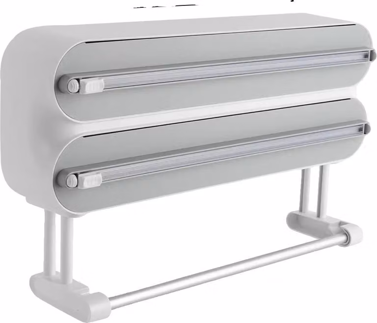 Distributore da parete, design 3-in-1, installazione semplice, taglia M, colore grigio