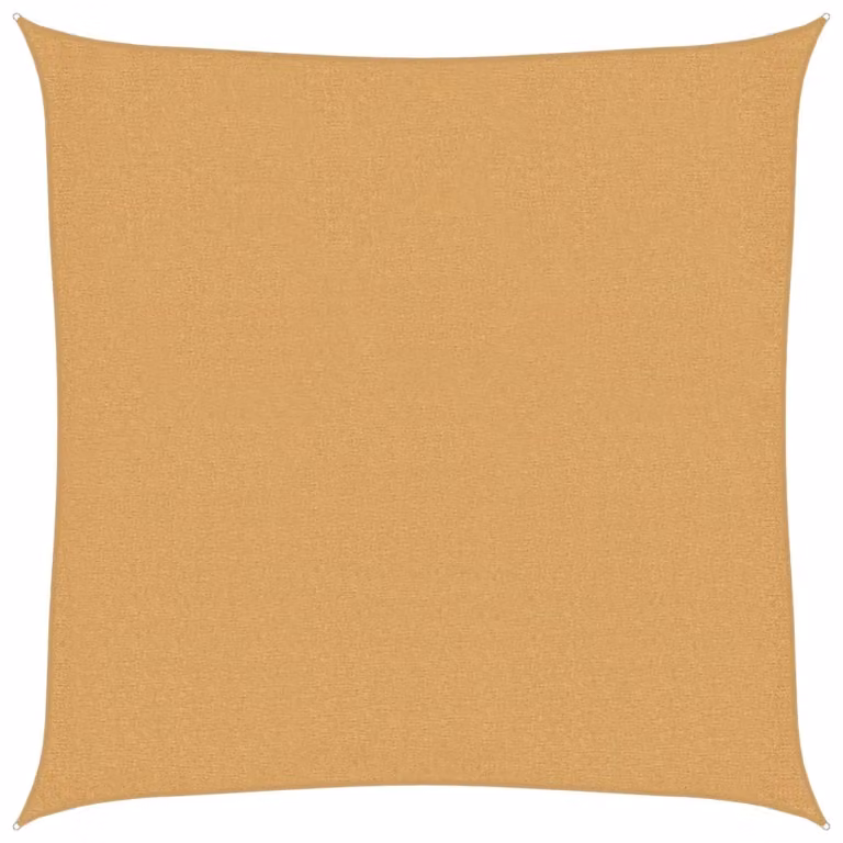 Vela Parasole 160 g/m² Quadrata Sabbia 2,5x2,5 m in HDPE