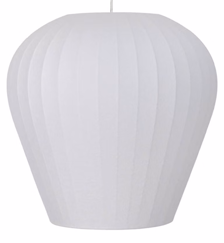 Lampada a sospensione - bianco - Xela - plastica - Ø 30cm - E27 - 2958026 - Light & Living