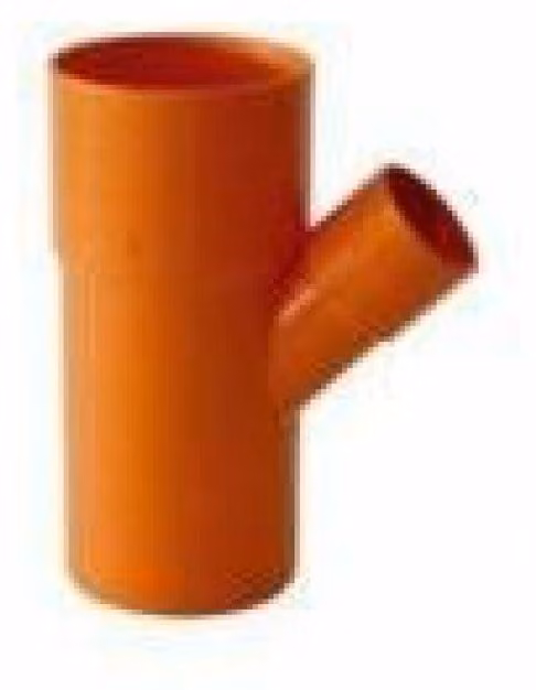 Braga ridotta 45 pvc edilizia d.125 40
