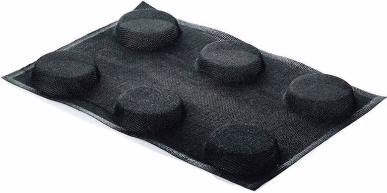 Stampo da forno rotondo in silicone con microforature per una cottura uniforme