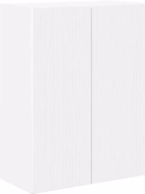 Mobile TV da parete moderno HELLOSHOP26 in legno composito bianco con vano contenitore L: 59,5 cm, P: 31 cm, H: 80 cm