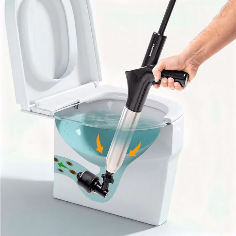 Pistone ad alta pressione con 7 accessori e manometro