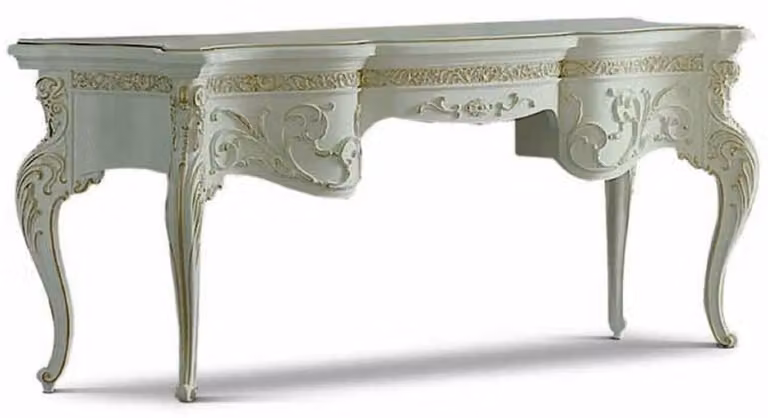 Casa Padrino - Comodino barocco avorio / oro 190 cm - Italy