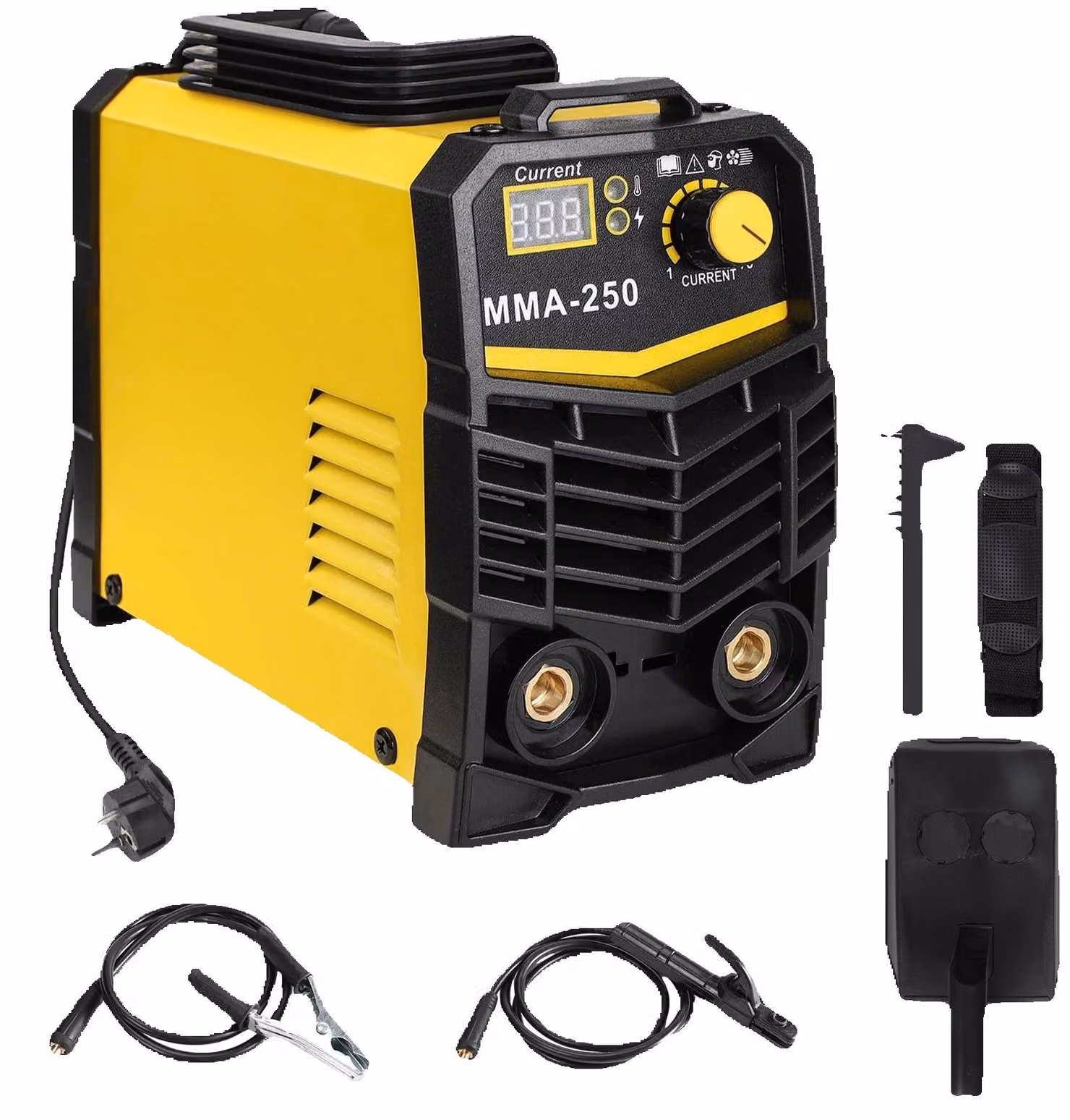 Saldatrice ad arco, inverter a corrente continua, trasformatore a doppia tensione, saldatrice mini
