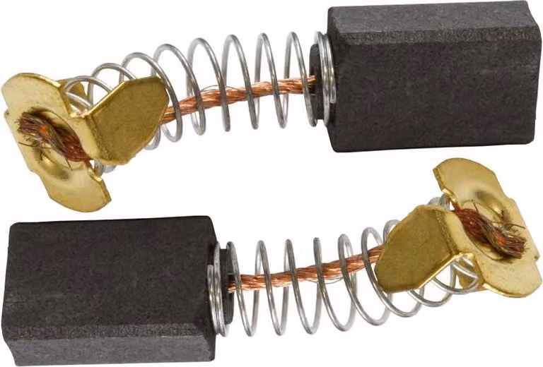 2 spazzole di carbone per smerigliatrice angolare Makita modello 9741, dimensioni 6 x 10 x 14,7/16 mm