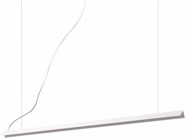 Sospensione Moderna V-Line Metallo Bianco Led 20W 3000K Luce Calda