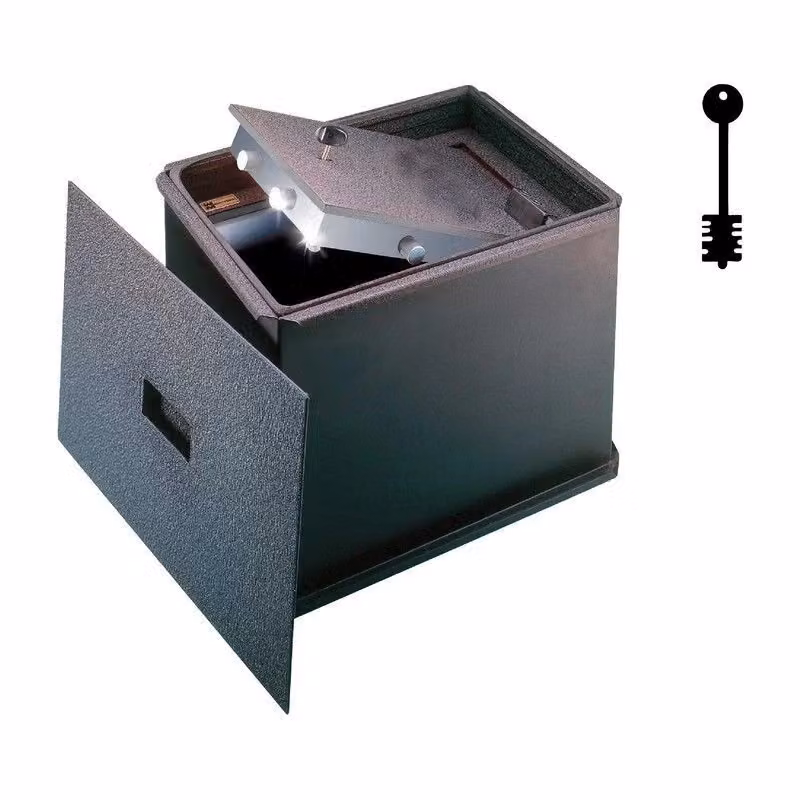 Cassaforte a murare Mottura 11120 con chiusura a chiave a doppia mappa, certificata UNI EN 14450 Grado S2, colore Grigio – 2