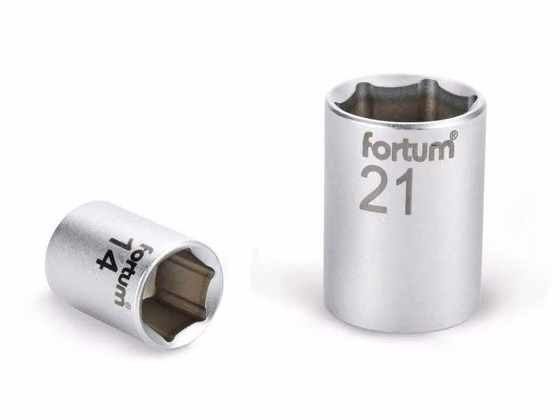 Chiave a bussola FORTUM da 1/4", 10 mm, lunghezza 25 mm