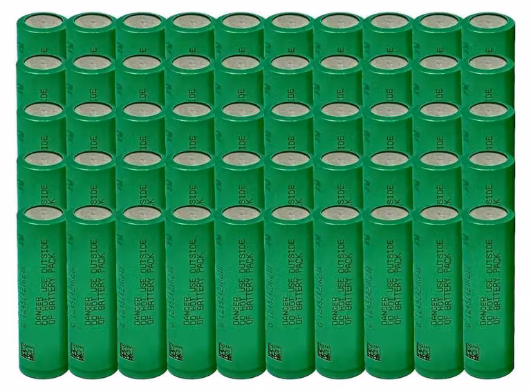 Batterie ricaricabili, capacità 3000mAh, corrente di scarica 30A, confezione da 50 pezzi, 3,7V
