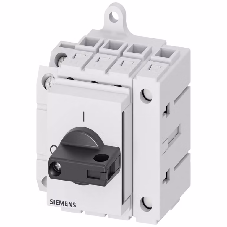Interruttore sezionatore Siemens 3LD3, Iu 63 A, interruttore generale a 3 poli + N 3LD34301TL11