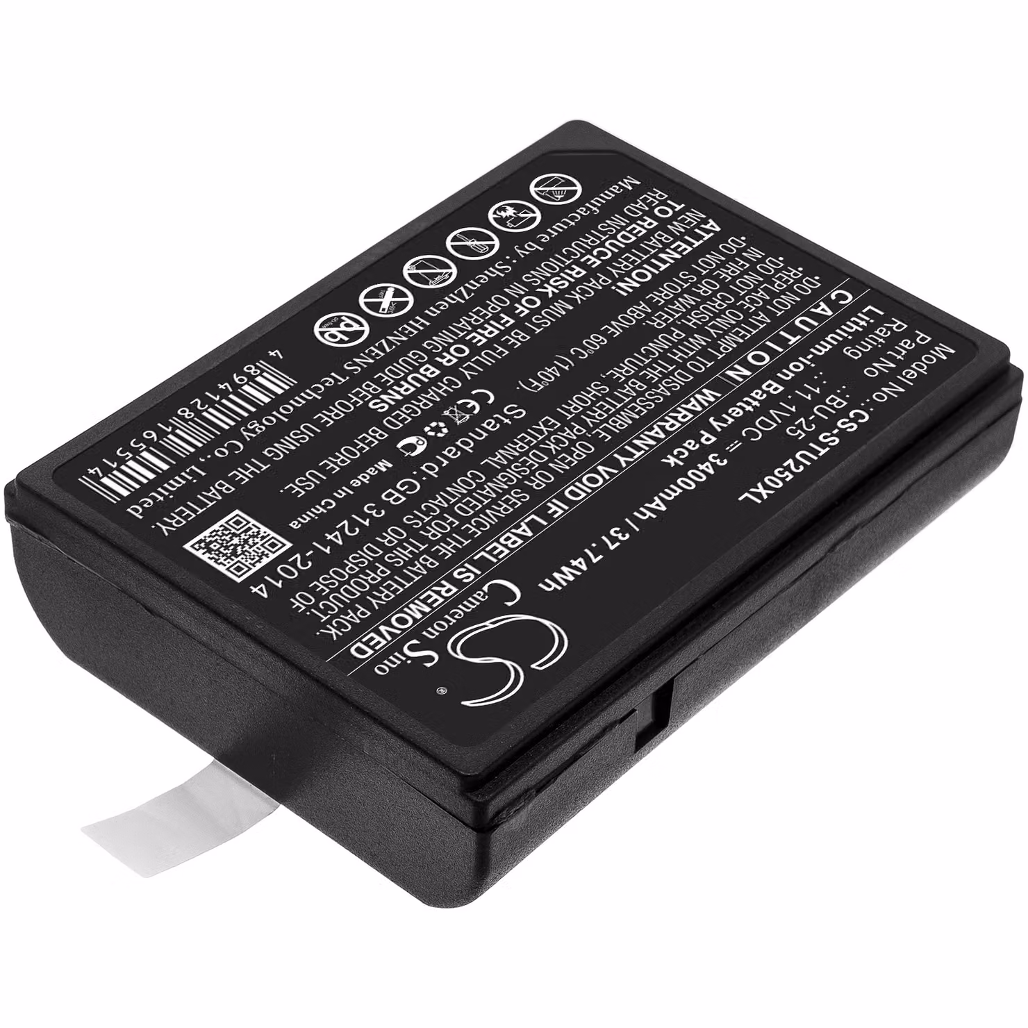 TECHTEK Batteria compatibile con [Sumitomo] Fusion Splicers BU25, Type-25, Type-25e sostituisce BU-25