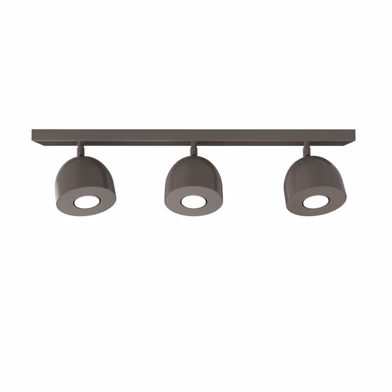 Lampada Da Soffitto Campanella 3X Monocolore Lucida
