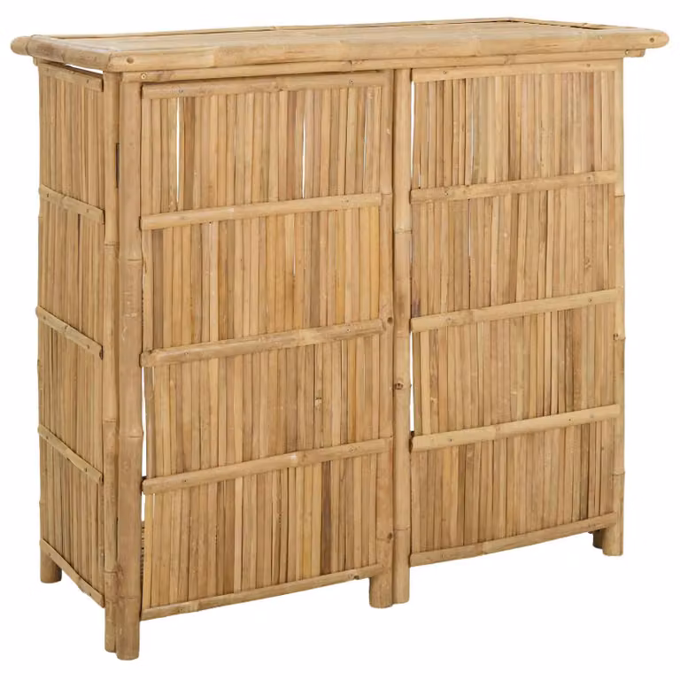 Tavolo da bar da esterno Naturale 115 x 55 x 105 cm Bambù