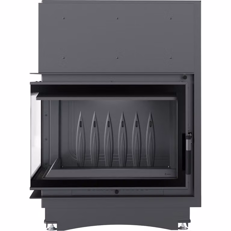 Inserto per caminetto in ghisa KRATKI ZUZIA ECO DECO sinistra 12 kW Ø 200