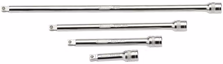 Draper Tools 16766, Set di prolunghe, 1/4", confezione da 4 pezzi