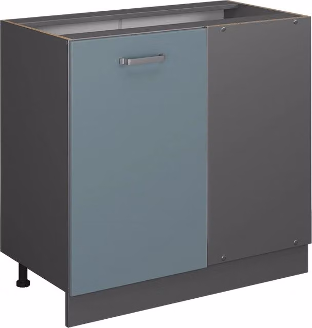 Mobile ad angolo cucina Vicco R-Line Grigio-blu/Antracite L: 86 cm