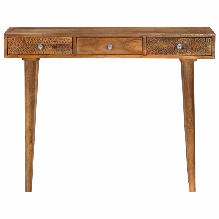 Consolle in legno di mango massiccio 102 x 30 x 79 cm