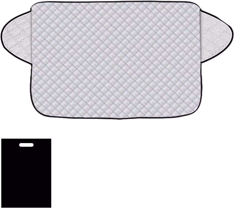 Copertura per parabrezza, protezione per finestrini, auto, inverno, protezione antigelo, protezione solare, protezione dalla neve e antigelo per parabrezza, 150 x 100 cm
