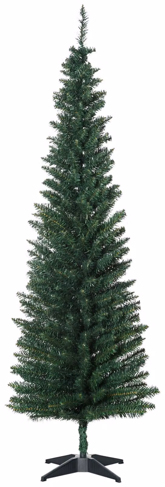 Albero di Natale abete artificiale, incl. supporto Stella di Natale 1,8 m, verde