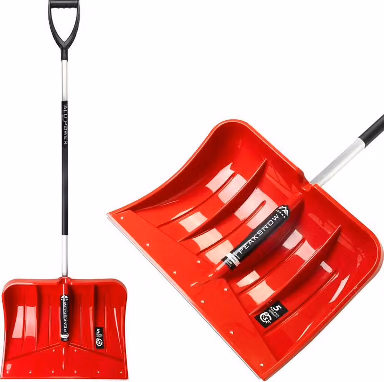 Spalaneve DIABLO, 520x395/1550 mm, pala da neve, spalaneve, bordo in metallo, manico ALU, colori assortiti, SMONTATO