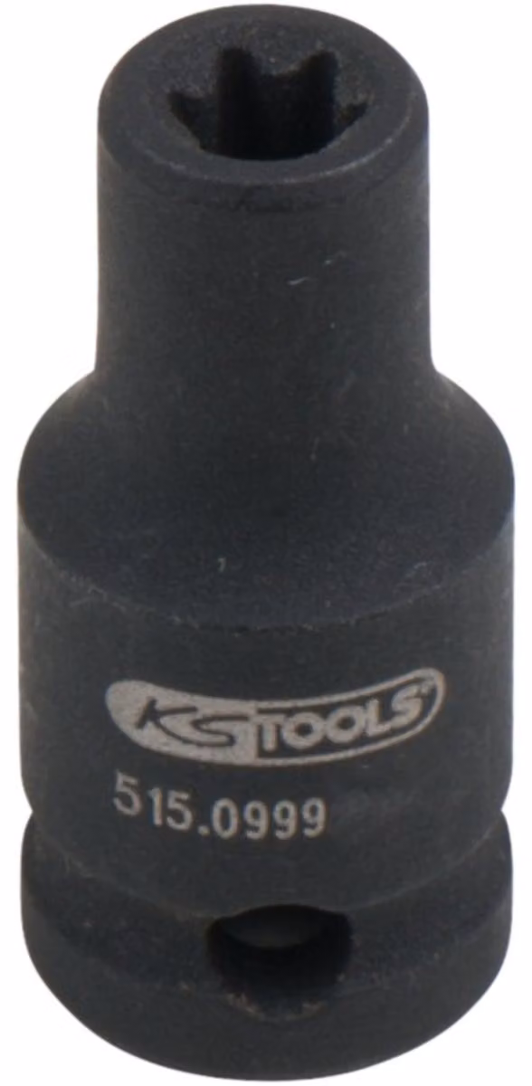 presa Torx E da 1/4", corta, E5