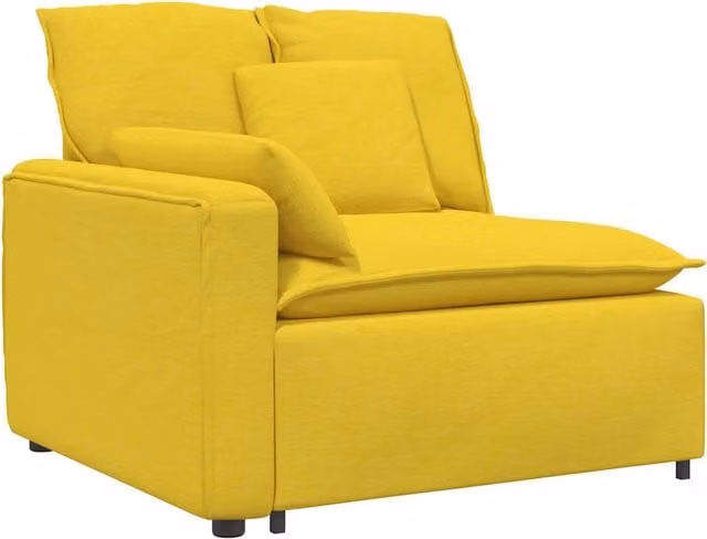 Modulo Terminale Bracciolo Divano Modulare con Cuscini 100 cm CFW1388539