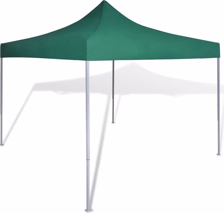 Tenda pieghevole The Living Store 3 x 3 m Verde