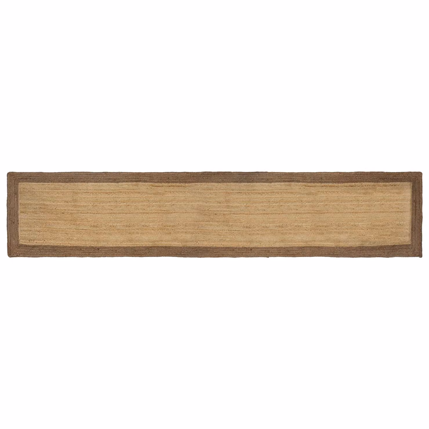 Tappeto da area moderno in juta lavabile vidaXL, Grigio e Beige, L: 60 cm x P: 400 cm