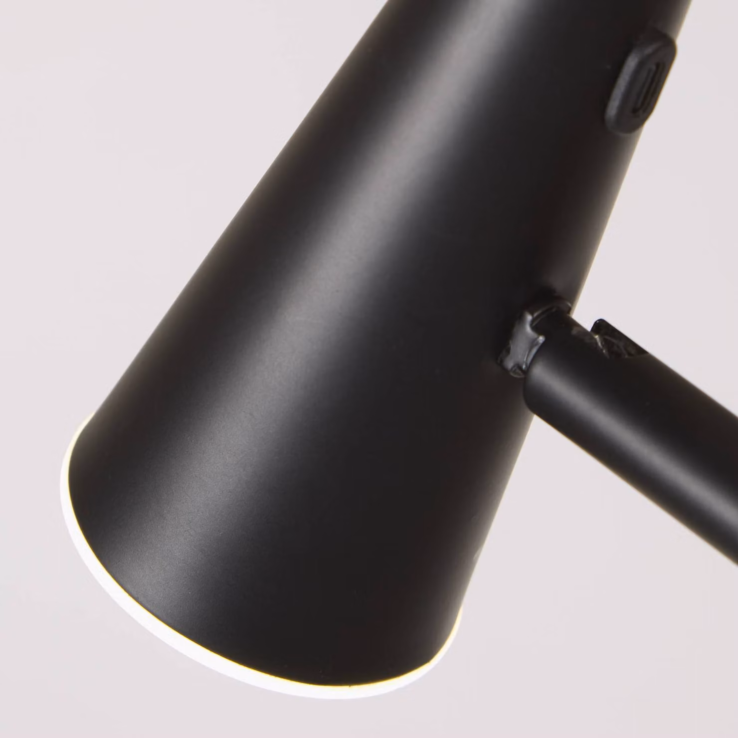 Searchlight Lampada da terra a LED Stehleuchte, dimmerabile, Nero, Soggiorno / Sala da pranzo, Metallo, Moderno, Lampada LED da terra