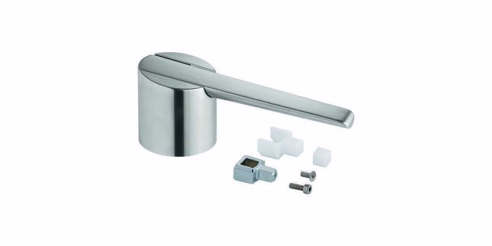 Leva per cartuccia da 35 mm, con cappuccio supersteel supersteel