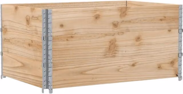 Paretali per Pallet 3 pz 120x80 cm in Legno Massello di Pino CFW9616984