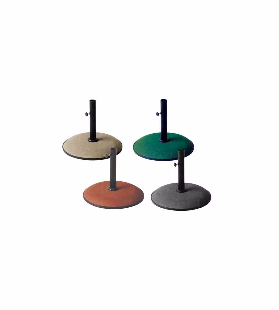 Base per Ombrellone Kroma Tonda Grigio 50 cm - Stabilità e Design
