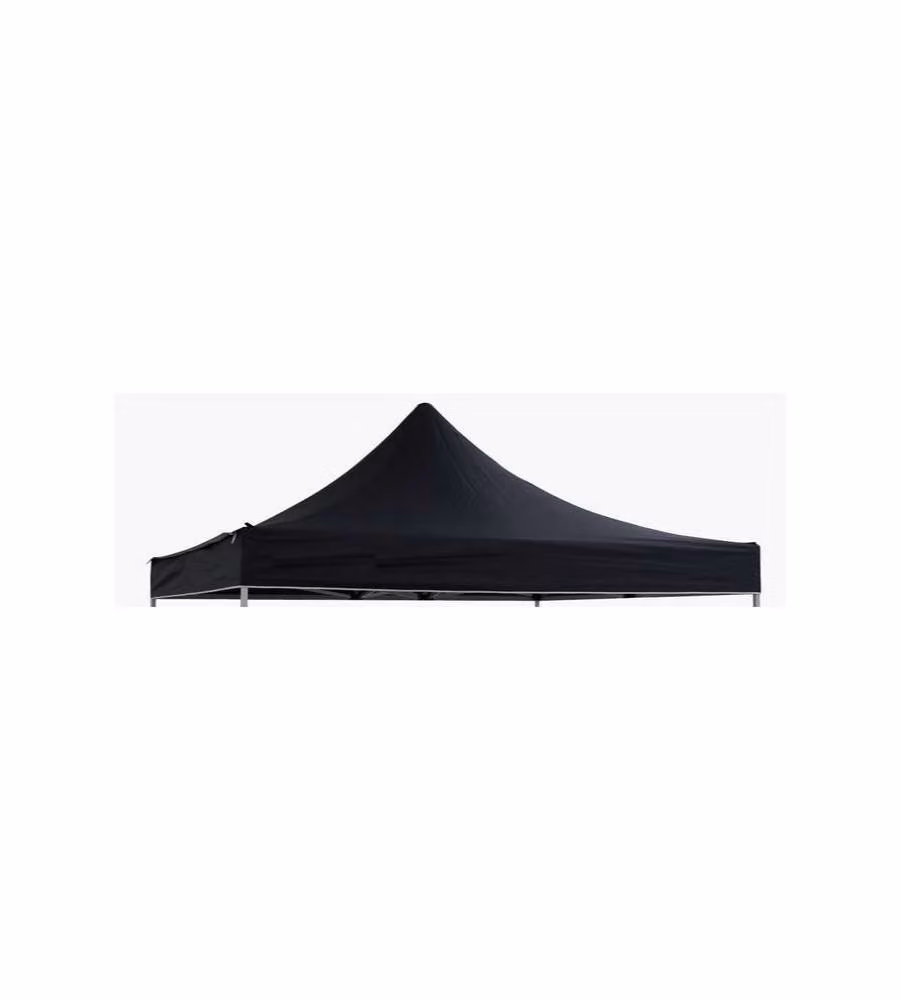 Telo tetto Nero 3X3 impermeabile per ricambio gazebo richiudibile EG49483