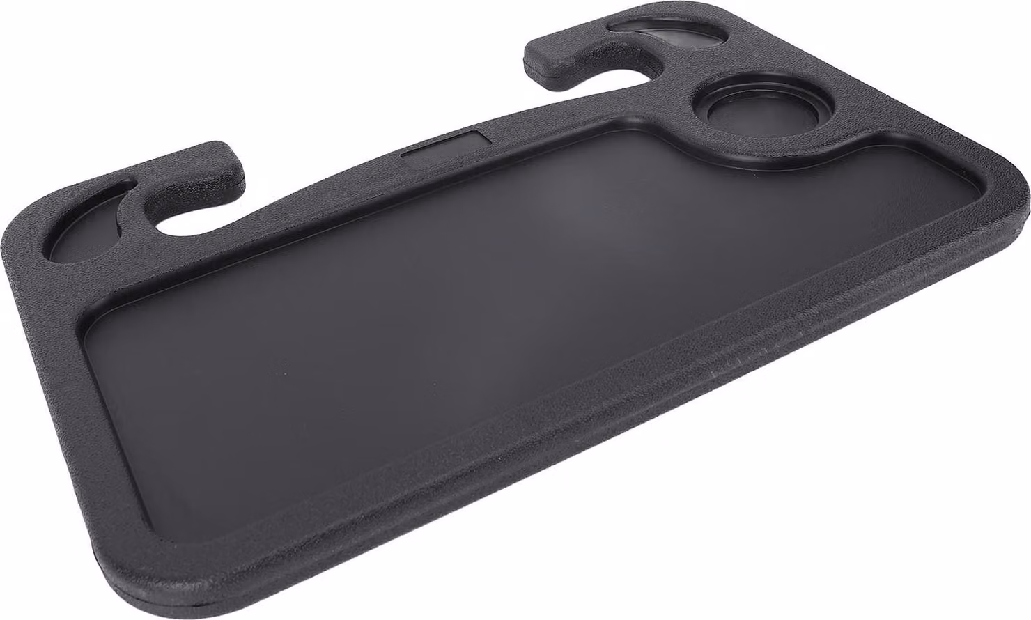 Scrivania da volante per auto, multifunzionale, portatile, tavolo da pranzo in HDPE per SUV, camion, autobus, monovolume, per mangiare, lavorare, nero
